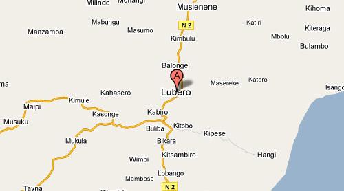 Carte de Lubero au Nord Kivu