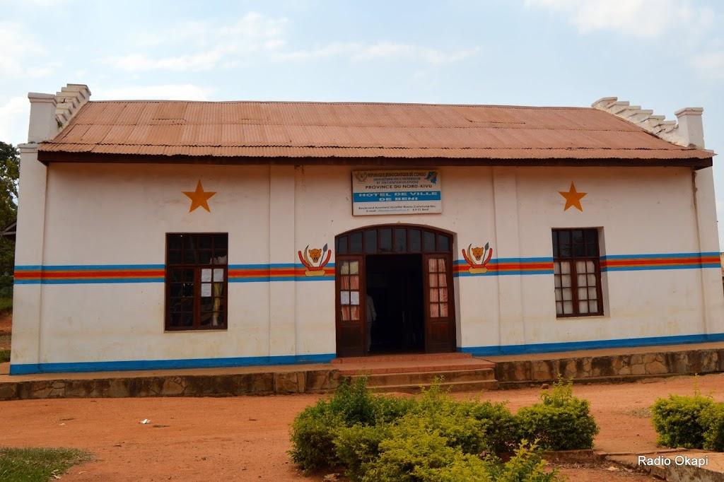 Une vue de la mairie de Beni (Nord-Kivu). Ph. Radio Okapi/Alain Wandimoyi
