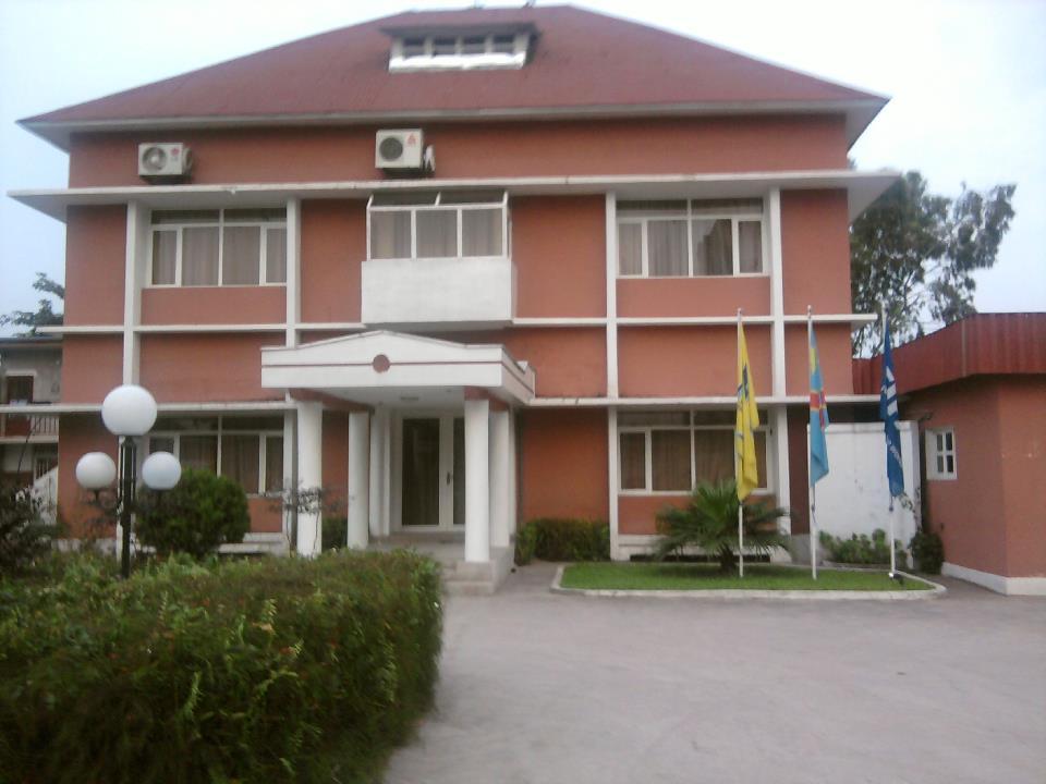 Le siège de la Fédération congolaise de football association (Fecofa) à Kinshasa. Photo Droits Tiers.