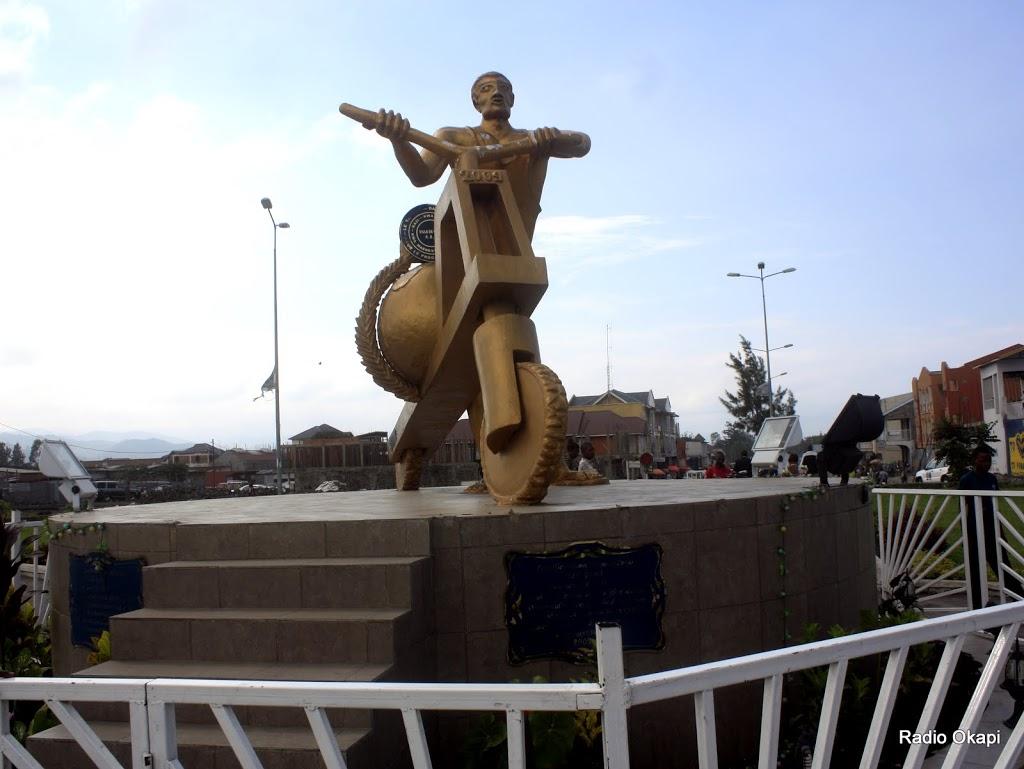 Le monument Tshukudu, une des références symboliques de la ville de Goma, chef-lieu de la province du nord Kivu en RDC. Radio Okapi John Bompengo
