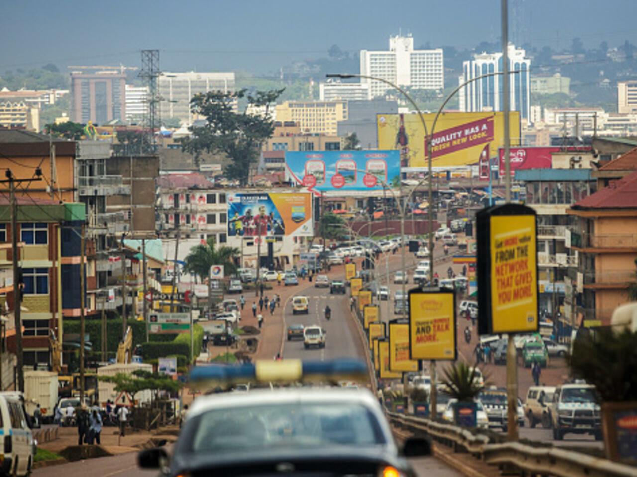 KAMPALA, UGANDA – NOVEMBER 21: Cityscape of Kampala on November 21, 2015 in Kampala, Uganda. (Photo by Thomas Trutschel/Photothek via Getty Images)